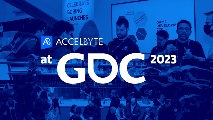 AccelByte GDC 2023 Banner Image