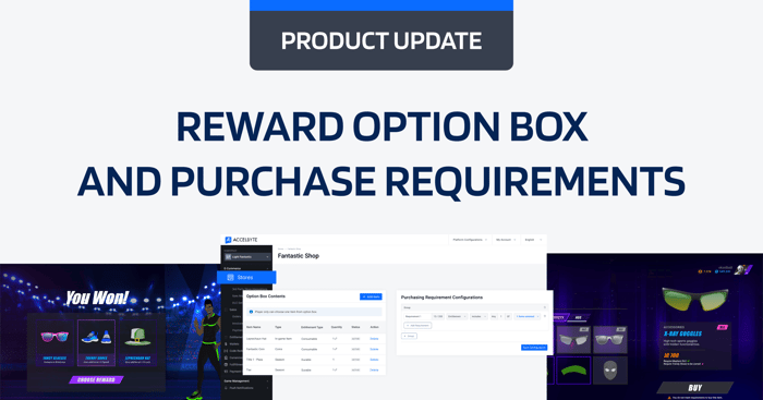 Product Update: Reward Option Box and Purchase Requirements